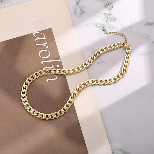 Collier à Gros Maillons Cubains